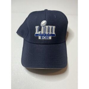 Super Bowl LIII CBS Sports Hat NFL Football Baseball Adjustable